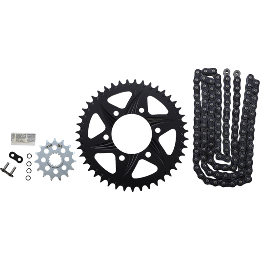 VORTEX CHAIN KIT ZX-6R BLACK CK6346