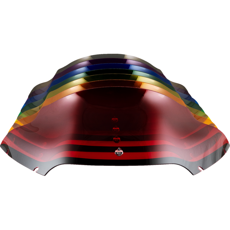 KLOCK WERKS WINDSHIELD FLARE FLTR 9" SPORT ORANGE KWW-01-0668