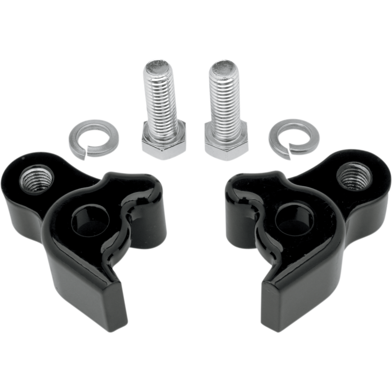 BURLY BRAND 09-16 FLH 1" LOWERING BLOCKS BLACK B28-42008