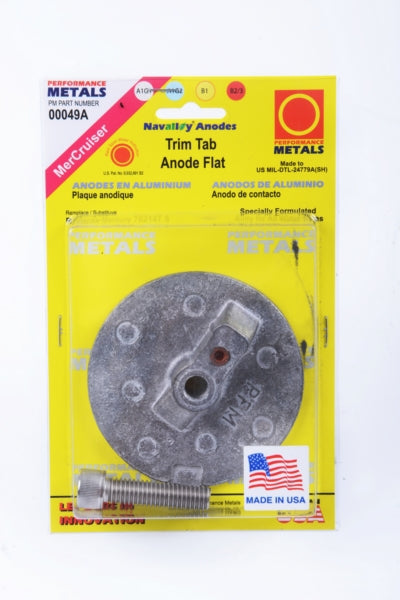 PERFORMANCEMETAL TRIM TAB ANODE FLAT 00049A