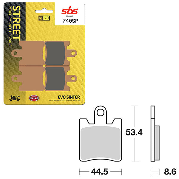 SBS SP EVO SINTER BRAKE PAD  6390740108