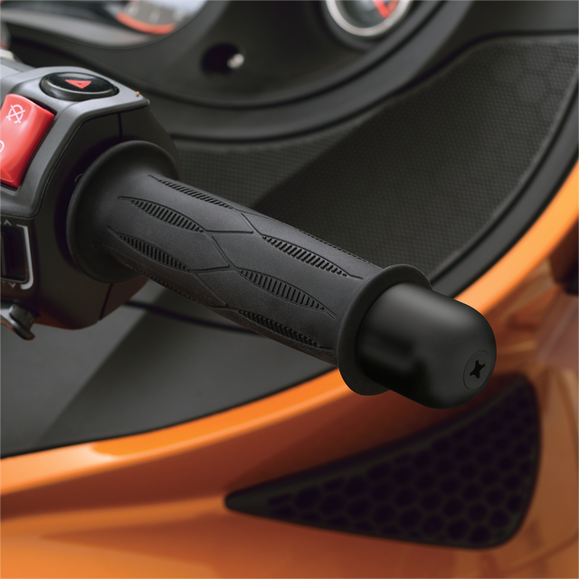SHOW CHROME BLACK HANDLEBAR WEIGHTS CAN-AM PR 41-181BK