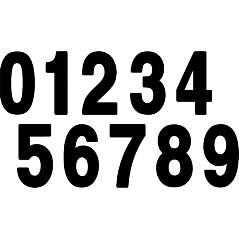 FACTORY EFFEX PRO 4" NUMBER BLACK #3 04-2573