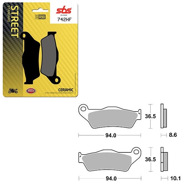 SBS ATV/UTV CERAMIC BRAKE PAD  6190742100