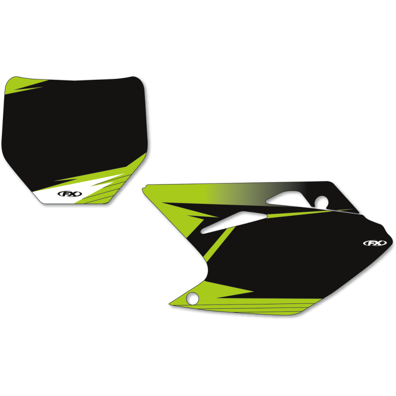 FACTORY EFFEX 06-08 KX250F GRAPHIC # PLATE BLACK 12-64120