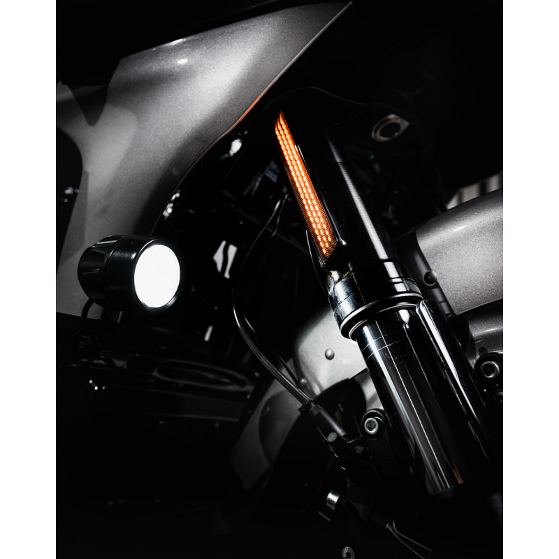 CUSTOM DYNAMICS LIGHT LED FORK SMK BLK CD-FORK-BCM-SB