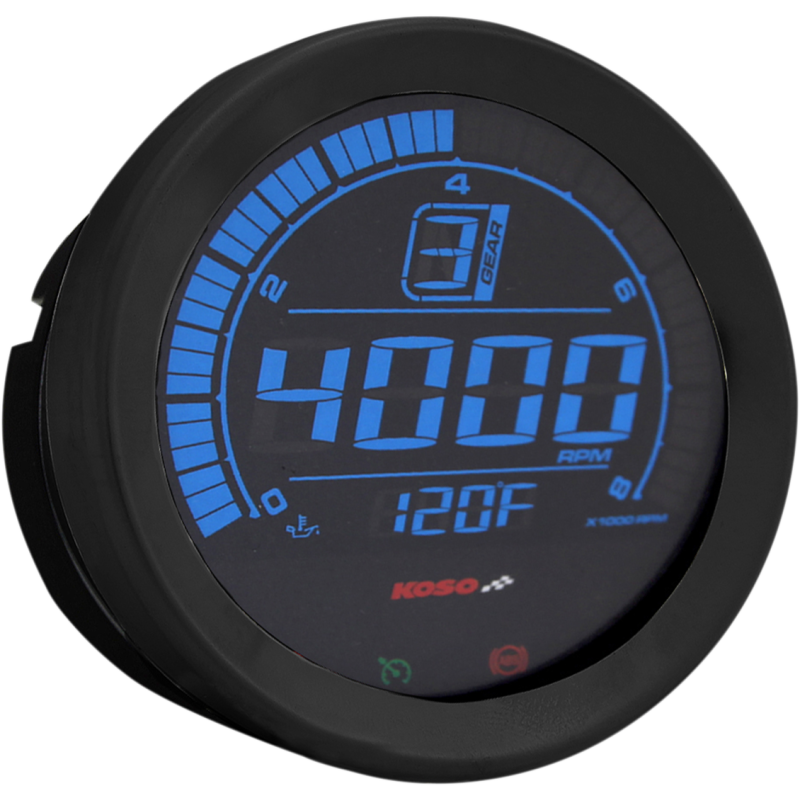 KOSO NORTH AMERICA TACH HD 4" BLK BA051110