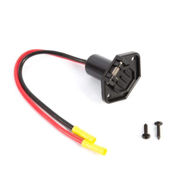 KIMPEX CONNECTOR FEMALE 2-WIRE 10 GAUGE 12 VOLT 51442