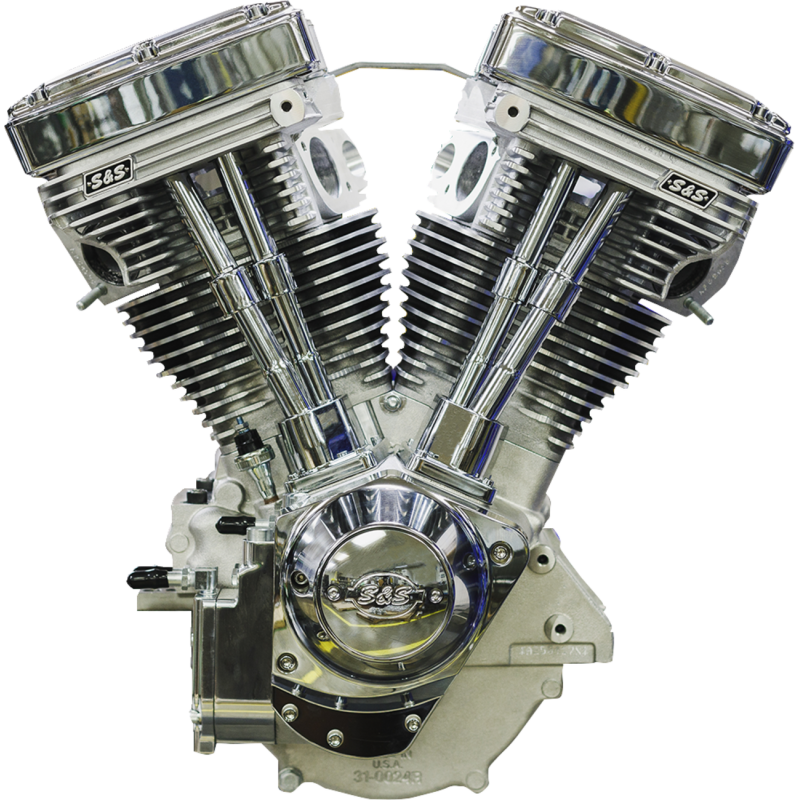 S&S CYCLE ENGINE V111 NAT W/CAST LB 310-1157