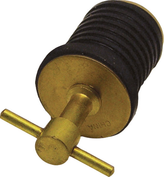 KIMPEX DRAIN TWIST PLUG 1  BRASS 54844