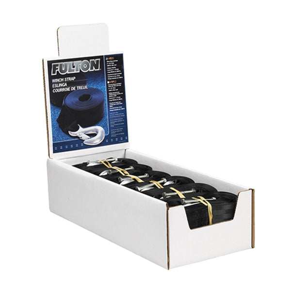 FULTONWESBAR WINCH STRAP 20  COUNTER DISPLAY BOX/12 501205