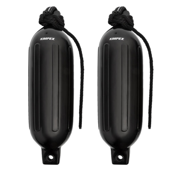 KIMPEX FENDER 5.5" X 20" W/ROPE QTY2 BK/G3 35048