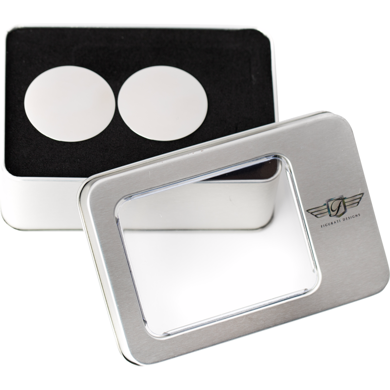 FIGURATI DESIGNS HARLEY-DAVIDSON PLAIN SILVER CUSTOM SWING ARM COVERS FD60-SS