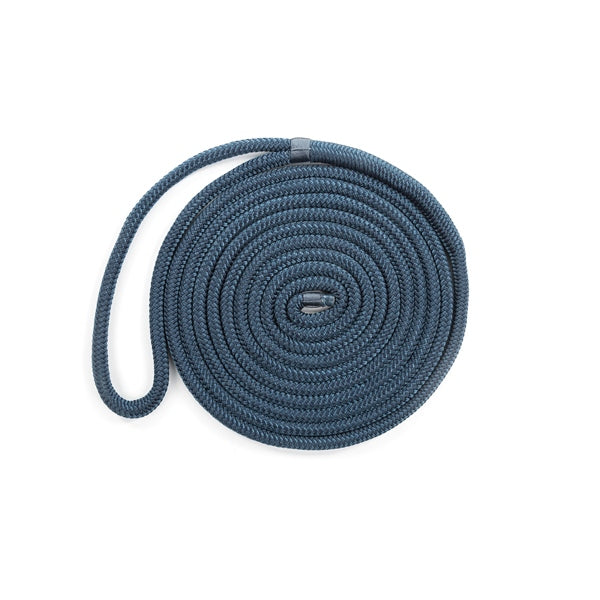 KIMPEX DOCK LINE 1/2"X15  BRAID MFP NAVY 748486