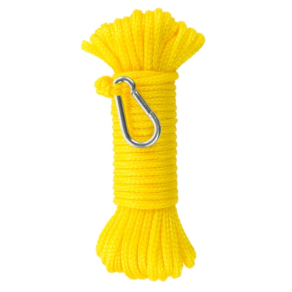 KIMPEX LINE ANCHOR 3/8"X100 BRAID W/RING YE 53477