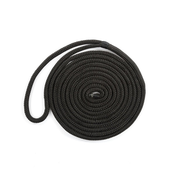 KIMPEX DOCK LINE 3/8"X15 BRAID MFP BK 52924