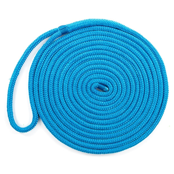 KIMPEX DOCK LINE 1/2"X25 DOUB BRAID NYL BL 52895