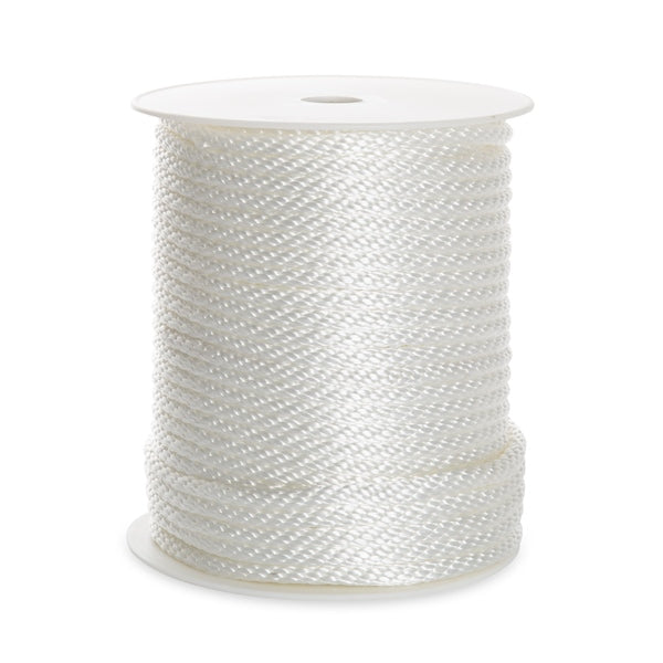 KIMPEX ROPE BOAT 3/8"X250  SOLID BRAID POLY WH 53482-#