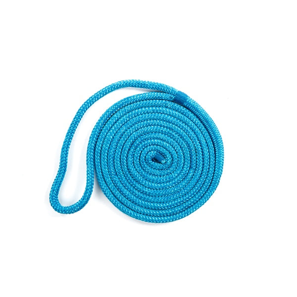 KIMPEX DOCK LINE 3/8"X10 DOUB BRAID NYL BLUE 748942