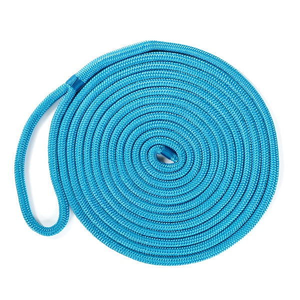 KIMPEX DOCK LINE 5/8"X30 DOUB BRAID NYL BLUE 748998