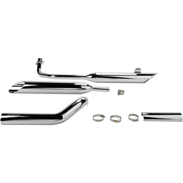 COBRA 06-11 650 V-STAR SLASHCUT SO CHROME*2 2164SC