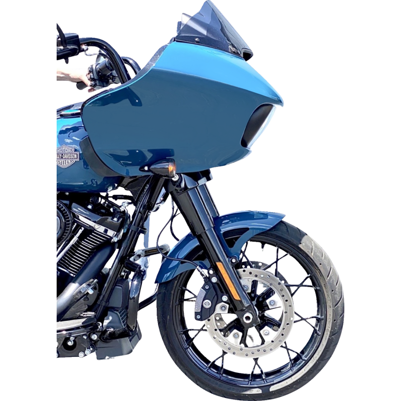 RUSS WERNIMONT DESIGNS RETRO FRONT FENDER - FOR 19" WHEEL - 6" W - FLH/FLT RWD-50280