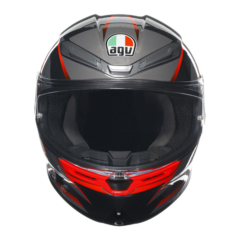 AGV K6 S SLASHCUT BLACK/GREY/RED L 2118395015014L