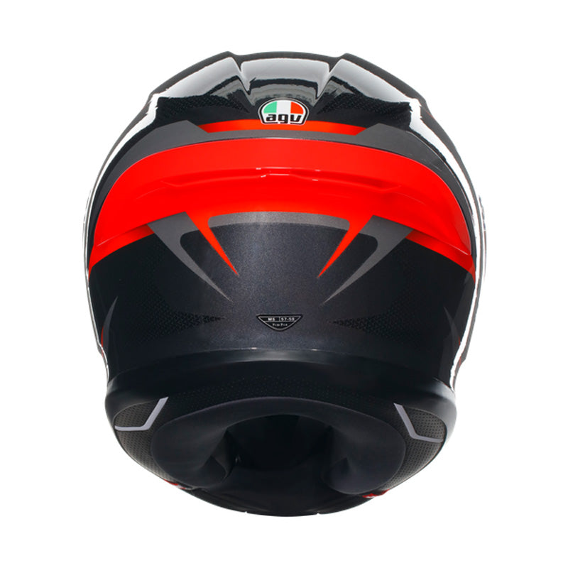 AGV K6 S SLASHCUT BLACK/GREY/RED L 2118395015014L