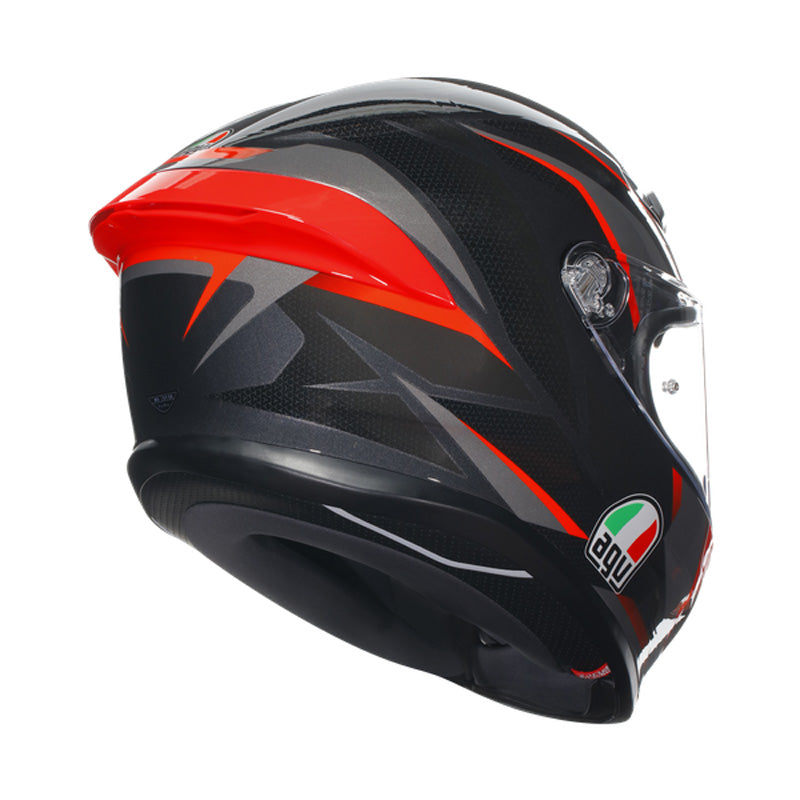 AGV K6 S SLASHCUT BLACK/GREY/RED L 2118395015014L