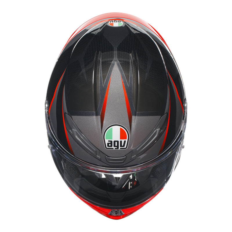 AGV K6 S SLASHCUT BLACK/GREY/RED L 2118395015014L