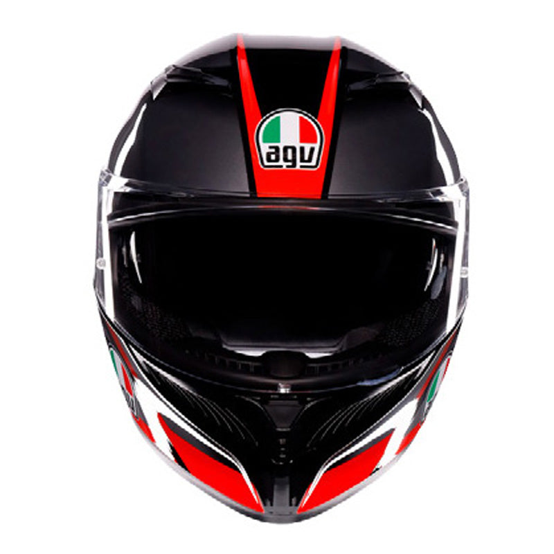 AGV K3 STRIGA BLACK/GREY/RED (L) 2118381001018L