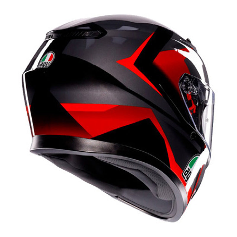 AGV K3 STRIGA BLACK/GREY/RED (L) 2118381001018L