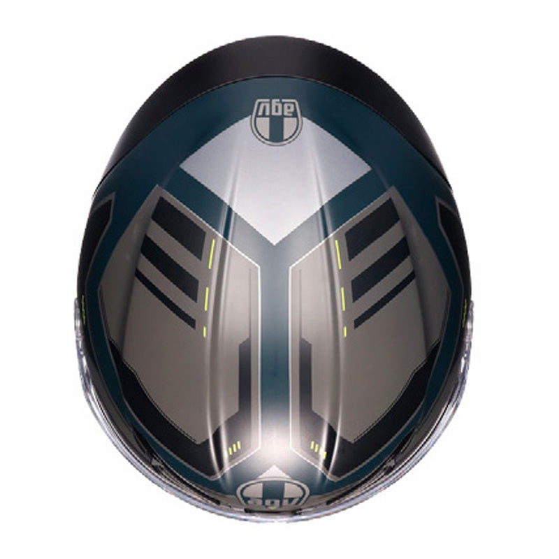 AGV K6 S ENHANCE MATT GREY/YELLOW FLUO (L) 2118395015022L