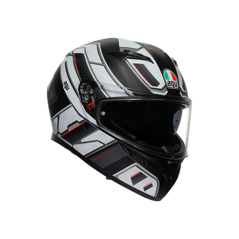 AGV K3 RIVIA MATT BLACK/WHITE (M) 2118381001019M