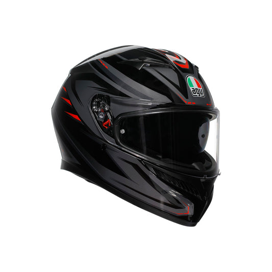AGV K3 SYTH BLACK/RED (M) 2118381001021M