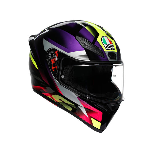 AGV K1 S FASTLAP BLACK/PURPLE/PINK (M) 2118394017065M