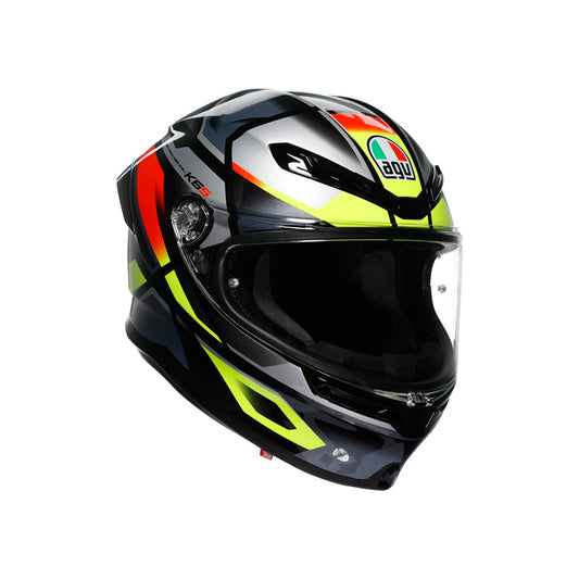 AGV K6 S ERAZER BLACK/RED/YELLOW FLUO (M) 2118395015026M