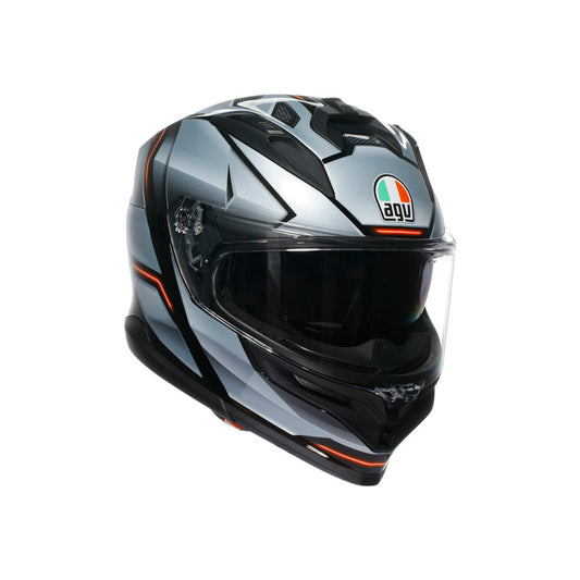 AGV K7 JAEGER BLACK/SILVER M 2118399001005M