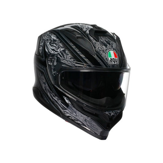 AGV K7 DAMASCUS BLACK/SILVER M 2118399001010M