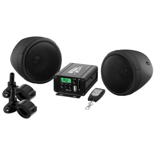 BOSS AUDIO SPEAKER 3" WTRPRF 600W BK QTY2 MCBK520B