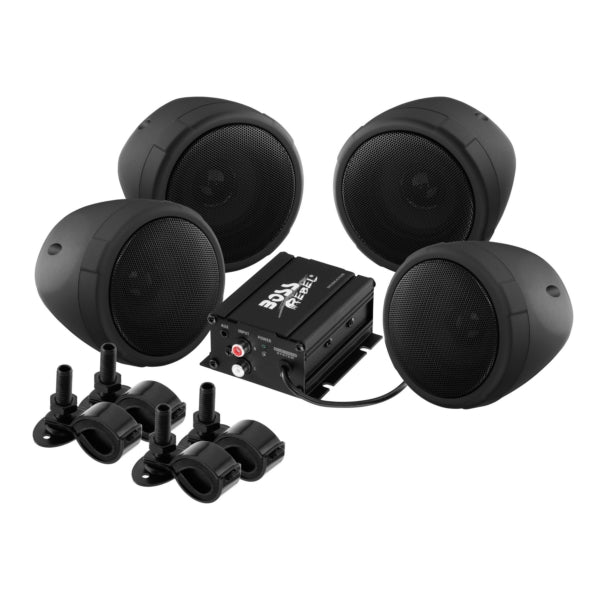BOSS AUDIO SPEAKER & AMPLIFIER QTY4 MCBK470B