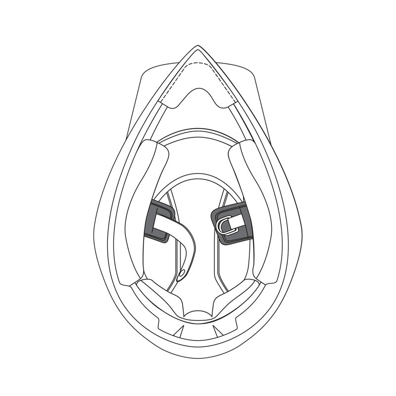 AGV CHINSTRAP PAD (L-XL-XXL-XXXL) AX9 20KIT76307999