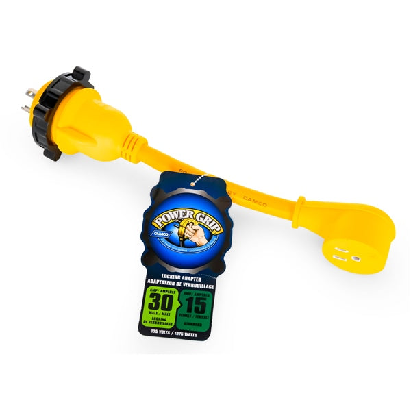 CAMCO ADAPTER CORD 12" POWERGRIP 30AM/LK15AF 55616