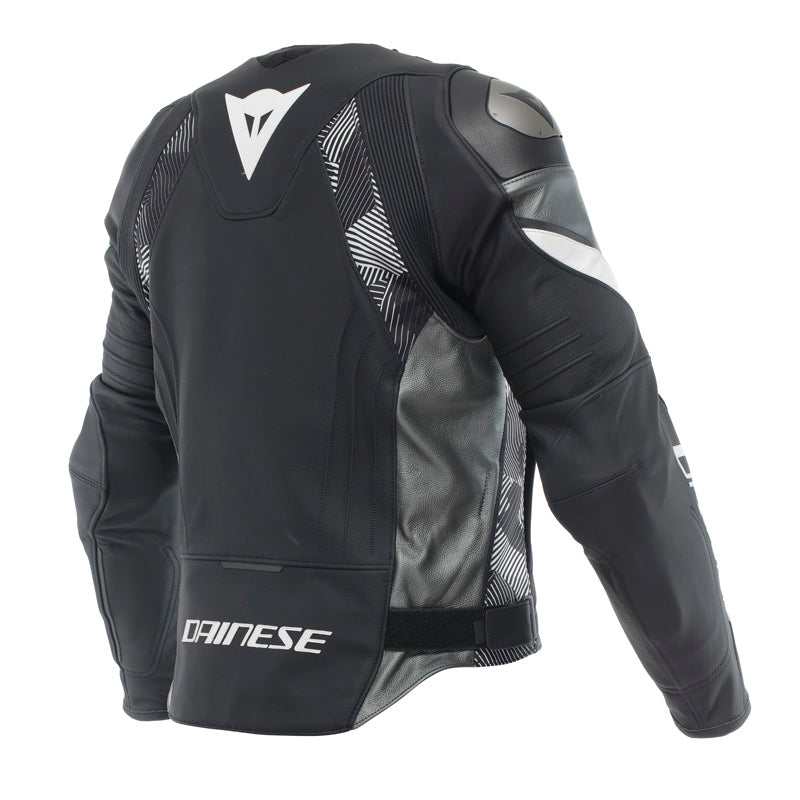 DAINESE AVRO 5 LEATHER JACKET 50 (BLK/WHT/ANT) 15300001-F13-50