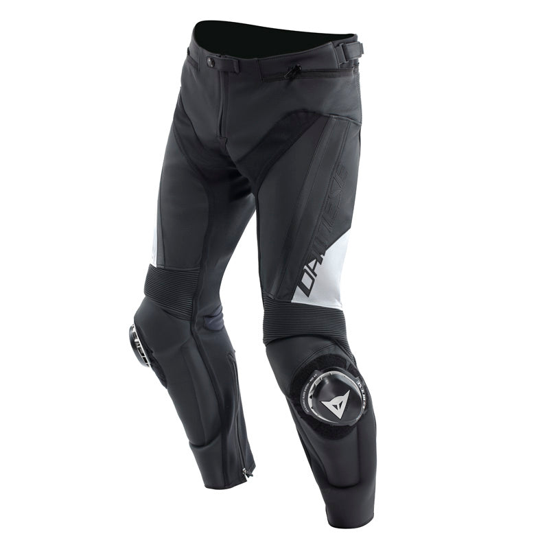 DAINESE DELTA 4 LEATHER PANTS - BLACK/WHITE (50) 15500003-622-50