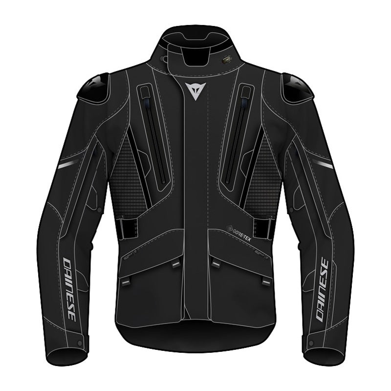 DAINESE CARVE MASTER 4 GTX JACKET - BLACK/BLACK (50) 15900001-631-50