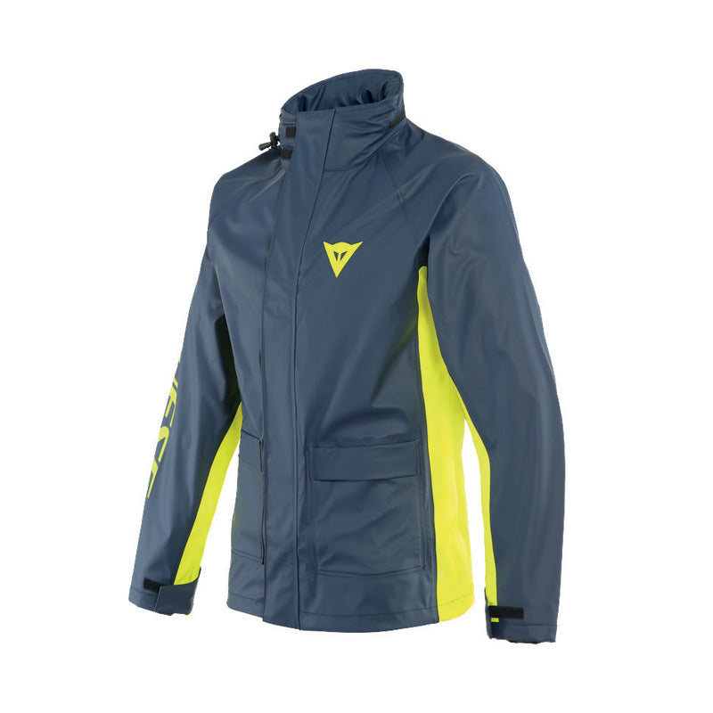 DAINESE STORM 2 UNISEX JACKET BLACK-IRIS/FLUO-YELLOW 1634297-87E-L
