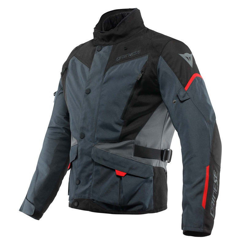 DAINESE TEMPEST 3 D-DRY JKT EBONY/BLACK/RED 50 1654642-80E-50