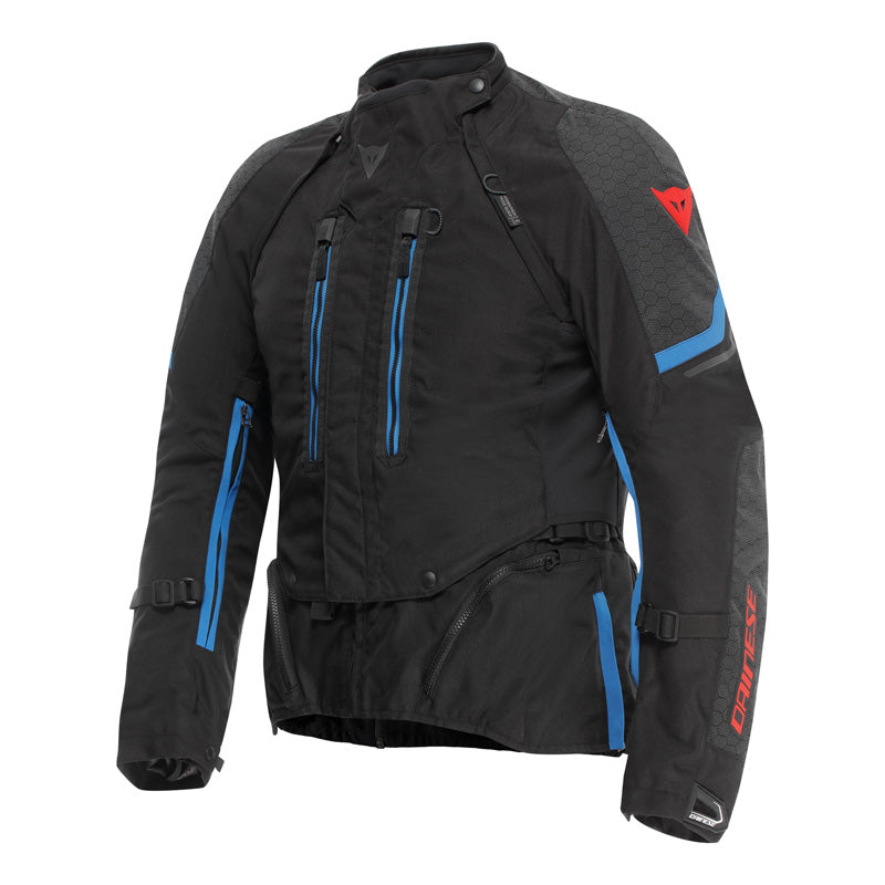 DAINESE SUPER ADV ABSSHELL JKT BLACK/BLUE 50 16500012-D01-50