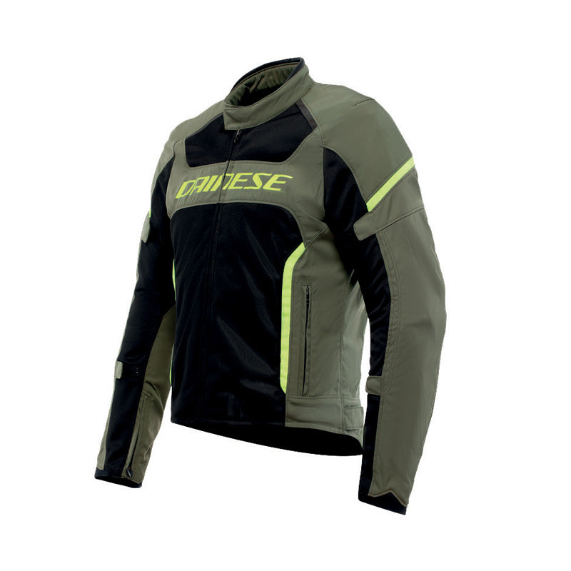 DAINESE AIR FRAME 3 TEX JACKET ARMY GREEN/BLACK/FLUO 50 17300003-60L-50